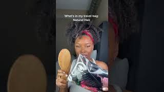 What's In My Travel Bag: Natural Hair