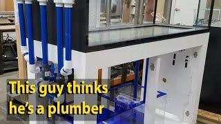 Plumbing a new saltwater aquarium system