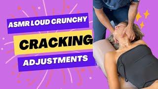 Loud ASMR chiropractic neck crack by Best #Chiropractor in Beverly Hills #shorts