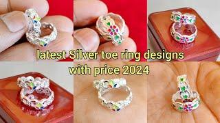 latest Silver toe ring designs with price 2024/Silver New toe ring designs with price 2024