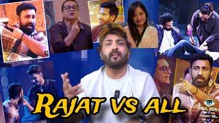 BIGGBOSS18 : RAJAT VS ALL  NOMINATED VIVIAN KARAN DIGVIJAY KASHISH AVINASH CHAHAT ALICESHILPA