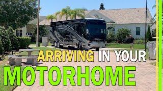 MOTORHOME TRAVEL | ARRIVING AT MOUNT OLIVE SHORES NORTH MOTORHOME COMMUNITY | POLK CITY, FL. | EP125