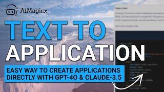 Magicx Coder : Generate APPLICATIONS from ONE PROMPT with Claude-3.5-Sonnet, GPT-4O & Others