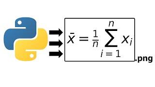 Rendering LaTeX Equations to an Image with Python!