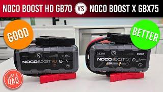 NOCO Boost HD GB70 2000A vs NOCO Boost X GBX75 2500A COMPARISON