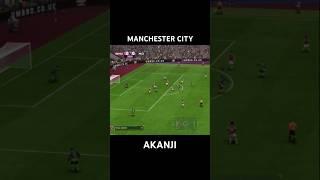 Gran definicion y Gol desde fuera del area AKANJI - Manchester City