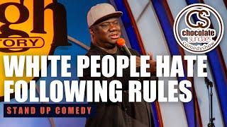 White People Hate Following Rules | Comedian Trixx | Chocolate Sundaes Standup Comedy