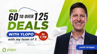 From 60 to over 125 deals with Ylopo in 1 year with my team of 3 (Justin Bringas)