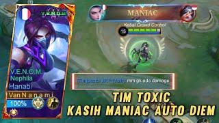 SOLO RANK HANABI KETEMU TIM TOXIC‼️AUTO KASIH PAHAMHanabi best build 2024 ~ MLBB