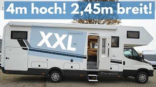 GRÖSSTES 7,49 TONNEN WOHNMOBIL! ️ Phoenix 2024 Maxi Alkoven 8800 BGSX 2,45m XXL Höhe!