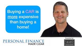 Buying a car is MORE expensive than buying a home