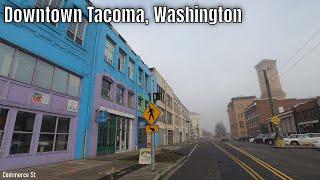 Downtown Tacoma Washington - 4K Walking Tour Take#2