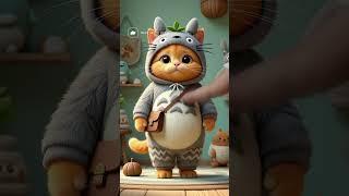 The Cutest Totoro You’ll Ever See… and He’s a Kitten! 