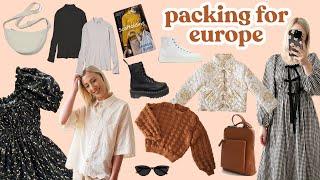 PACK WITH ME FOR EUROPE! (Packing All of My Favourite Me-Made Outfits)