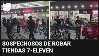 ¿Los has visto? Publican fotos de sospechosos de robos masivos en tiendas 7-Eleven en California