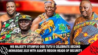 OTUMFUO OSEI  TUTU II CELEBRATE SECOND AKWASIDAE 2025 WITH ASANTE REGION HEADS OF SECURITY