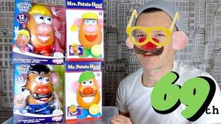 HAPPY 69TH BIRTHDAY MR. POTATO HEAD 1980S RETRO HASBRO UNBOXING REVIEW COMPARISON