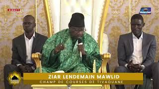  Intégralité du discours de Seydi Mouhammadoul Moustapha SY Al Maktoum à la Ziaara du Mawlid