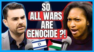 Ben Shapiro EXPOSES Anti-Israel Woman Claiming “Genocide”