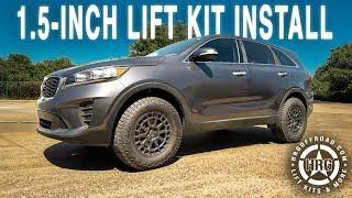 How to lift the 16-20 Kia Sorento 1.5 inches with the HRG Offroad kit!