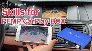 How to use PEMP wireless apple carplay bmw and wired android auto BOX