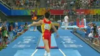 2008 Beijing Men's Team Finals - Li Xiaopeng VT (16.775)