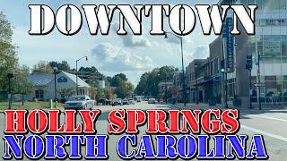 Holly Springs - North Carolina - 4K Downtown Drive