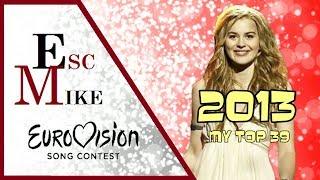 Eurovision 2013 - My Top 39 [With Rating]