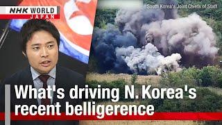 What's driving N. Korea's recent belligerenceーNHK WORLD-JAPAN NEWS