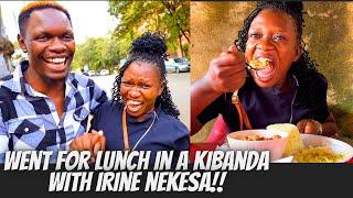 LUNCH OUT WITH IRENE NEKESA IN A KIBANDA!!!