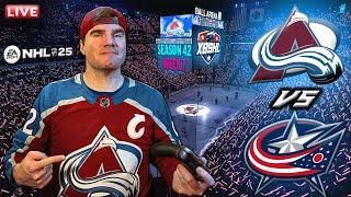 LIVE NHL 25 | XBSHL Colorado Avalanche vs Columbus Blue Jackets