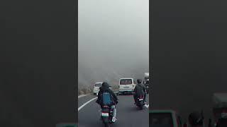 munnar gap road ride in extreme snow with friends