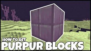 How To Get PURPUR BLOCKS In MINECRAFT 1.21