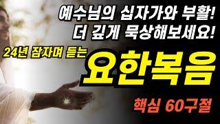 잠자며 듣는 24년 요한복음 핵심말씀듣기ㅣ내게 보이신 십자가의 능력