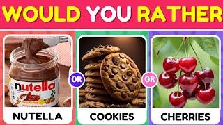 "WOULD YOU RATHER...? Sweet Edition  | Quiz Spark |"