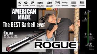 The BLACK ZINC OHIO BAR by ROGUE FITNESS - Unboxing & Review