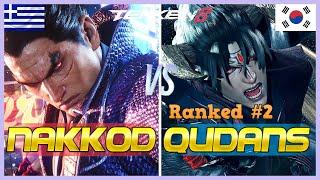 Tekken 8 ▰ NAKKOD (Kazuya) Vs QUDANS (#2 Ranked Devil Jin) ▰ Ranked Matches