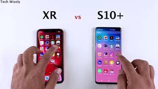 iPhone XR vs SAMSUNG S10 Plus Speed Test