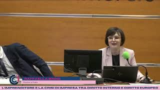L'imprenditore e la crisi di impresa tra diritto interno e diritto europeo