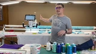 How I test my tension and pulling up the bobbin after I stitch.