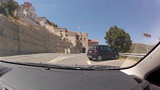 Tripoli - Monastery of Varses (City and mountain road driving, Greece) - onboard camera