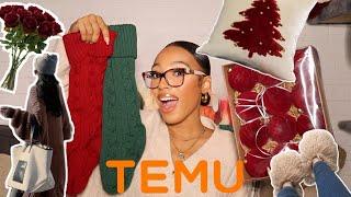 TEMU HAUL : ALL THE AFFORDABLE  CHRISTMAS GEMS YOU NEED | STOCKING STUFFERS |  DECOR & GITFT IDEAS !