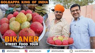 121 Golgappa King of India | केसरिया Street Food tour of Bikaner +  Chhata & Soda + kadhi Pichka