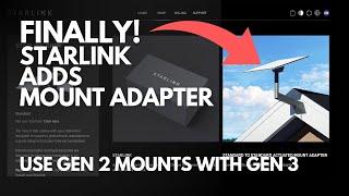 Starlink finally added this adapter