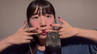 ASMR 스핏페인팅 & 입소리 & 인어디블 (spit painting & mouth sounds & inaudible)