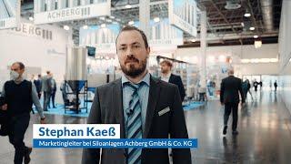 Siloanlagen Achberg GmbH & Co. KG at K Fair 2022 presented by Marketing Manager Stephan Kaeß