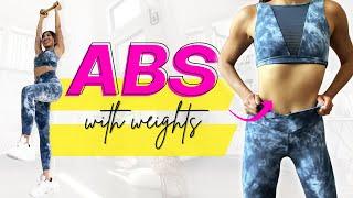 12 Minute Standing Ab Workout (with weights)