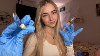 ASMR Plastic Surgery RoleplayGloves, Measuring, Kinda Fast and Aggressive