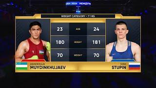 Asadkhuja Muydinkhujaev (UZB) vs. Ivan Stupin (RUS) Konstantin Korotkov 2024 Final (71kg)