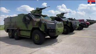 Serbia Unveils New Armored Military Vehicles and Equipment